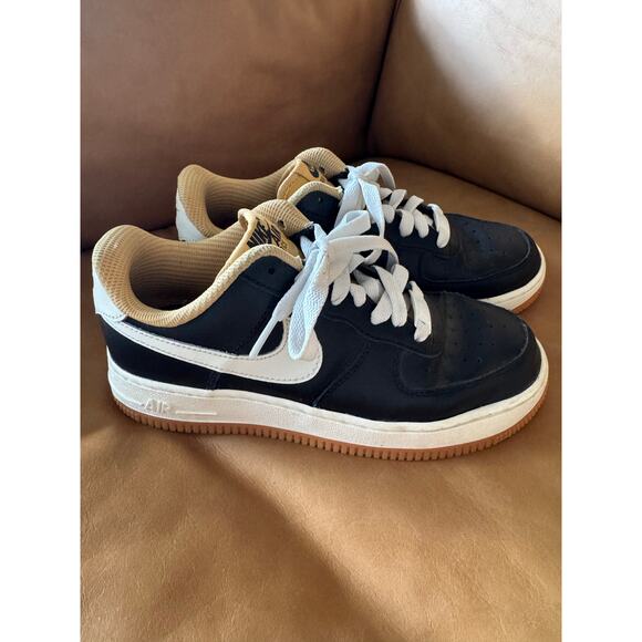 Nike Air Force 1 Low Top "By You" - AQ3778-994 Black / white / gold size size 6 - Picture 3 of 8